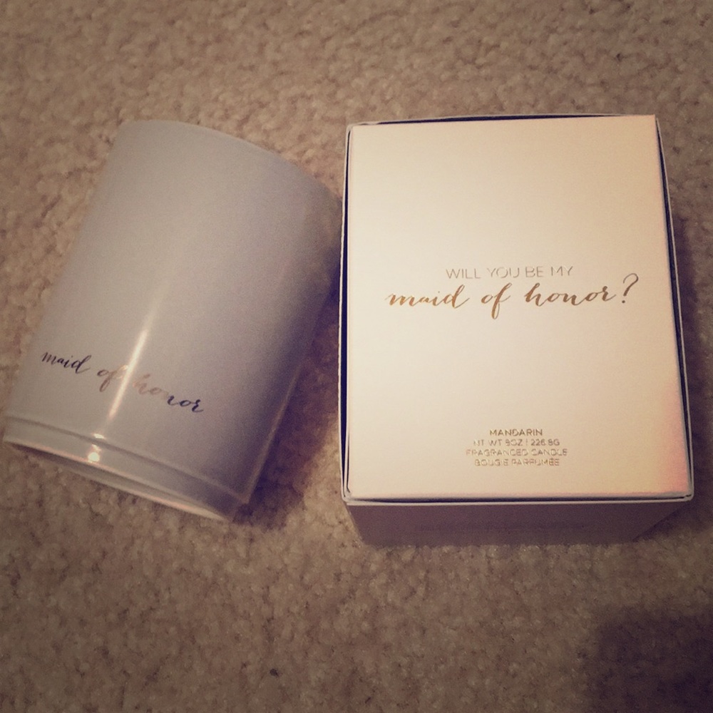 Maid of Honor Candle from BHLDN